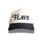 Neutral and Black Flave Hat